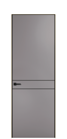 Дверь межкомнатная Слот 10-002 Цвет Ирис Покрытие ЭМАЛИ Эмаль Наличник Скрытый короб золото Цена 50740