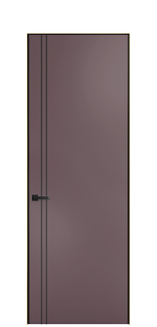 Дверь межкомнатная Слот 10-012 Цвет Лиловый Покрытие ЭМАЛИ Эмаль Наличник Скрытый короб золото Цена 50614