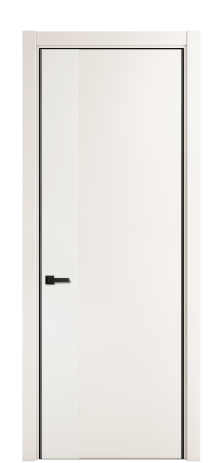 Дверь межкомнатная Дуэт 19 Цвет Молочный Покрытие ЭМАЛИ Эмаль Наличник  L 75 Цена 53556