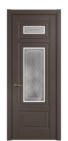 Дверь межкомнатная Элеганс 4 Цвет Коричневый Покрытие ЭМАЛИ Эмаль Наличник L 75 Цена 64709