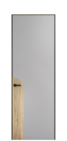 Дверь межкомнатная Дуэт 20 Цвет Галечный Покрытие ЭМАЛИ Эмаль Наличник Скрытый короб золото Цена 56877